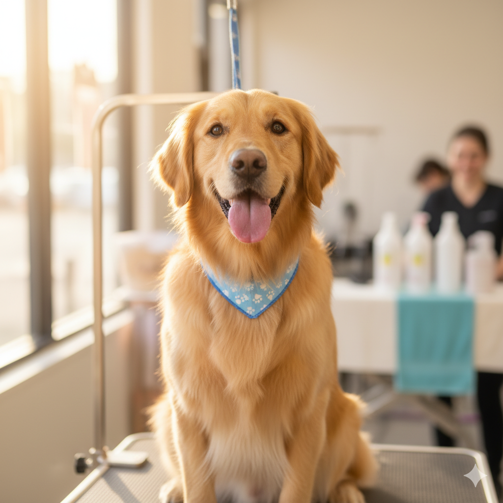 トリミングサロンSNS用写真セット